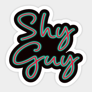 shy guy Sticker